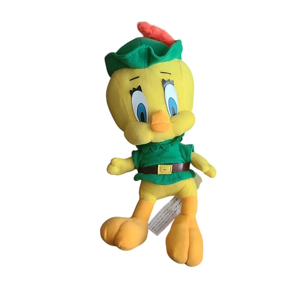 WB Looney Tunes TWEETY BIRD AS ROBIN HOOD 11" Plush STUFFED ANIMAL Toy